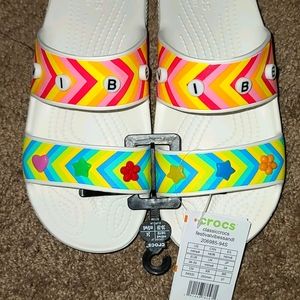 Crocs Festival Vibe Slides NWT W8